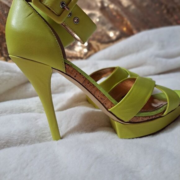 BCBGeneration Lime Heels in Box worn once. - Picture 5 of 16